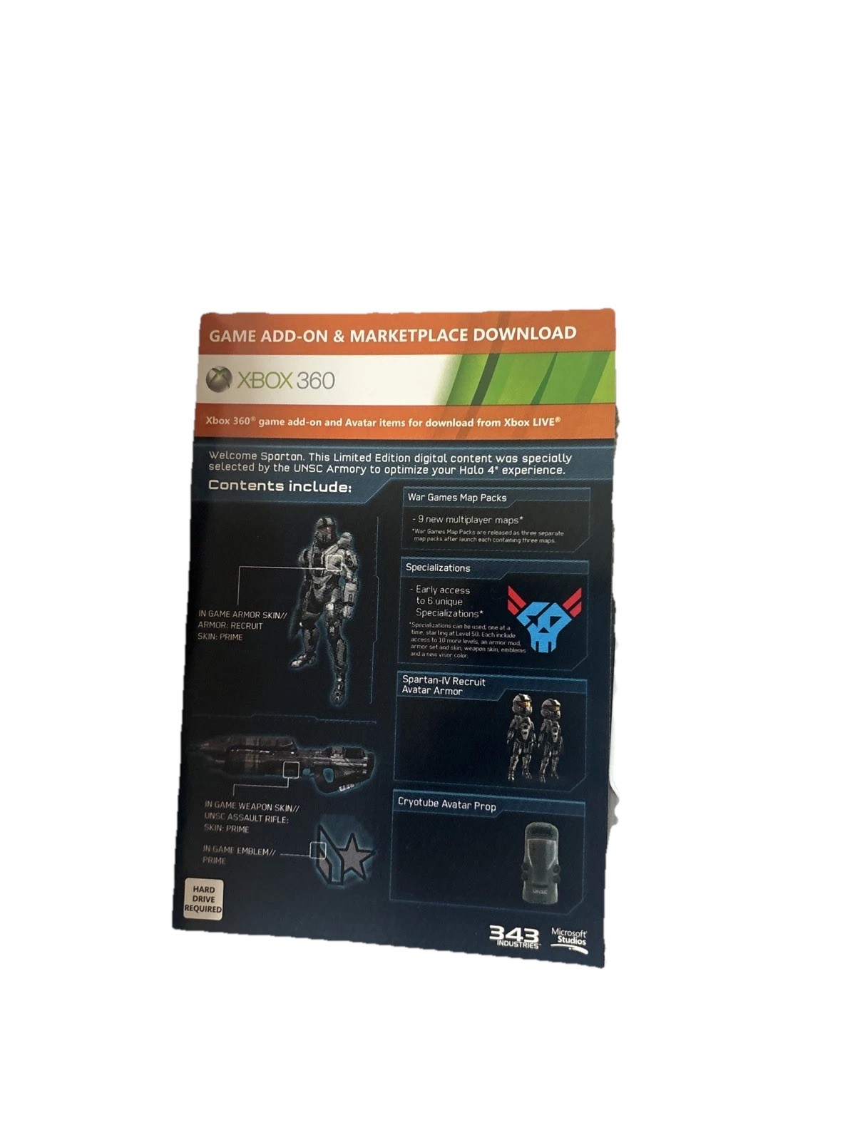 Halo 4 Limited Edition (Microsoft Xbox 360, 2012) Complete in Box