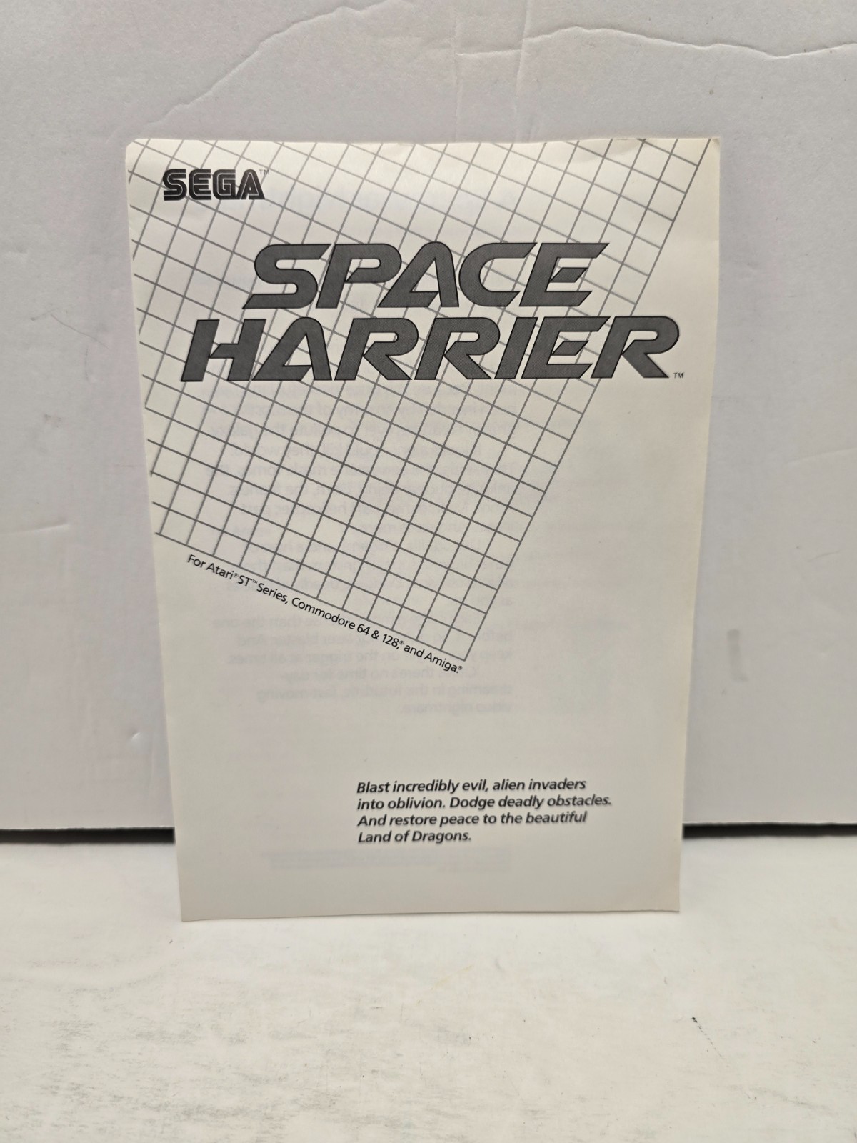 Space Harrier w/ Manual 3.5″ Commodore Amiga