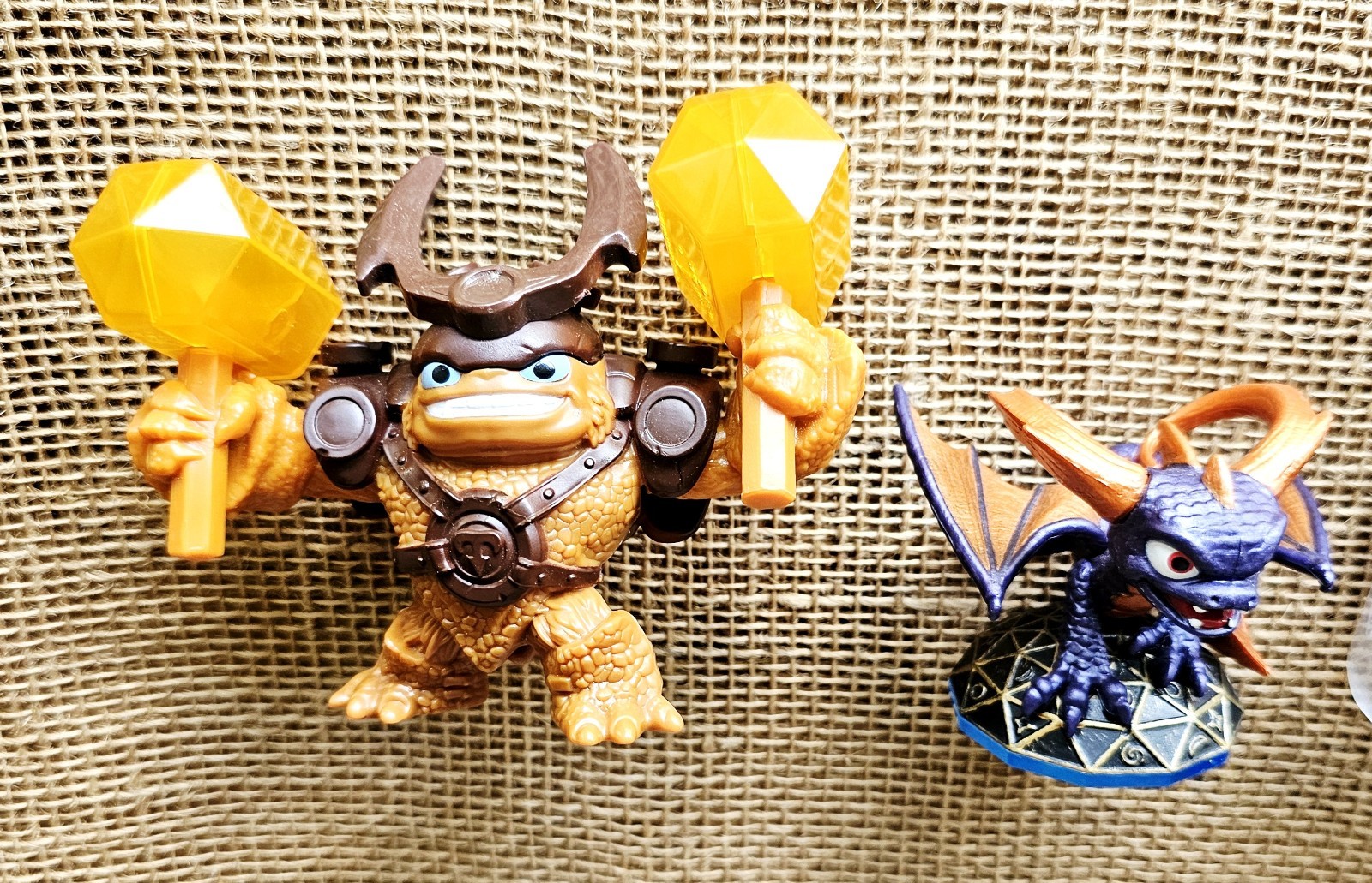 3 Skylanders Toy Figures Wallop, Mega Ram Spyro & Shark Shooter