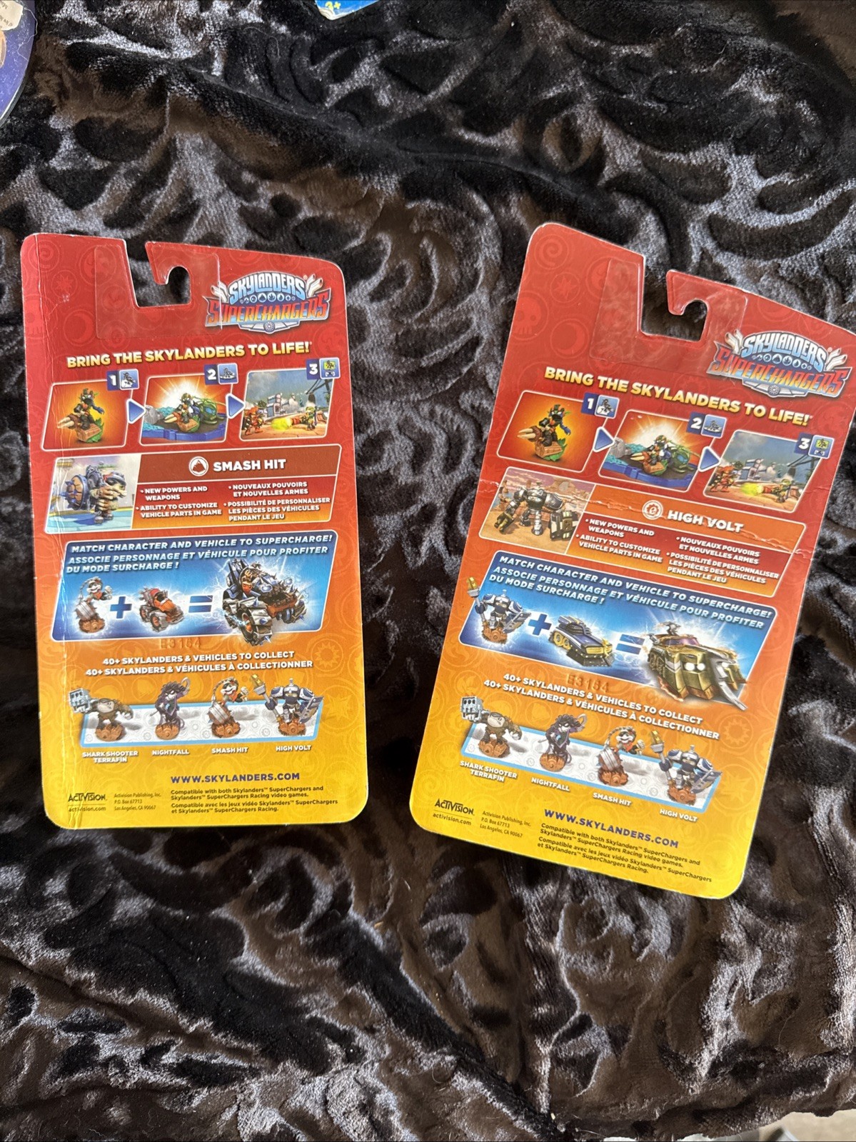 2 Skylanders Superchargers High Volt (Protect & Surge) Figurine & Smash Hit NIP