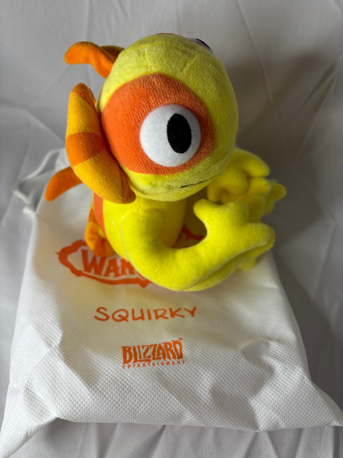 World of Warcraft – Squirky Murloc – Yellow Plush – With Bag & Tag