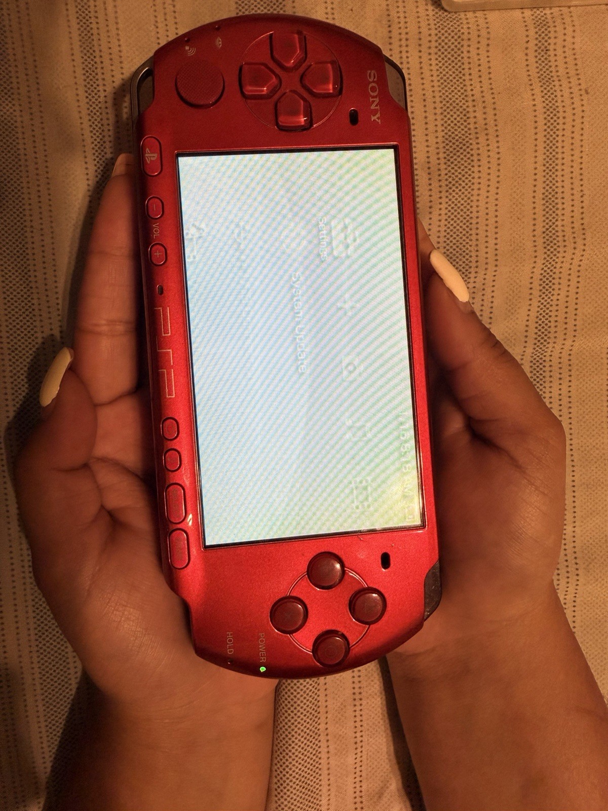 Sony PSP 3000 console OEM – Radiant Red + Official 4GB Memory + Charger -GOOD