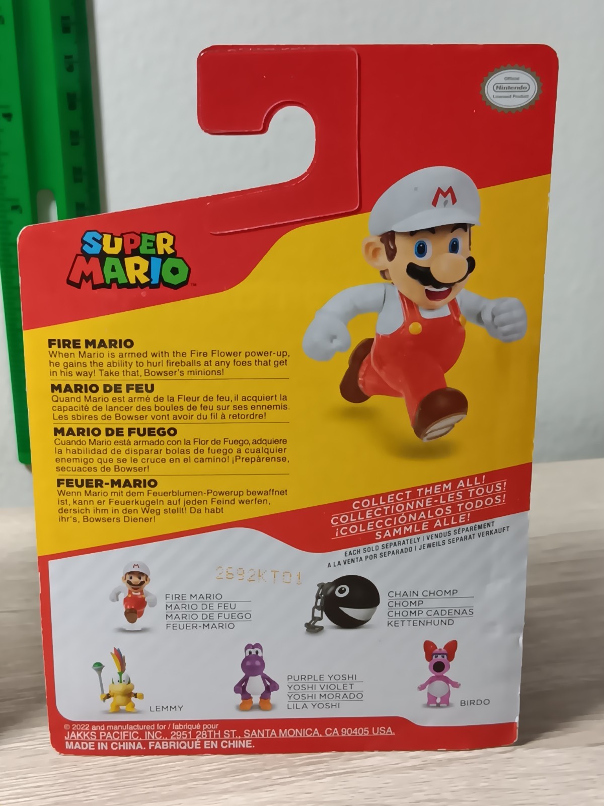 *FREE SHIP* 2.5″ FIRE + ICE + SUPER MARIO World of Nintendo Jakks Pacific 3-PK