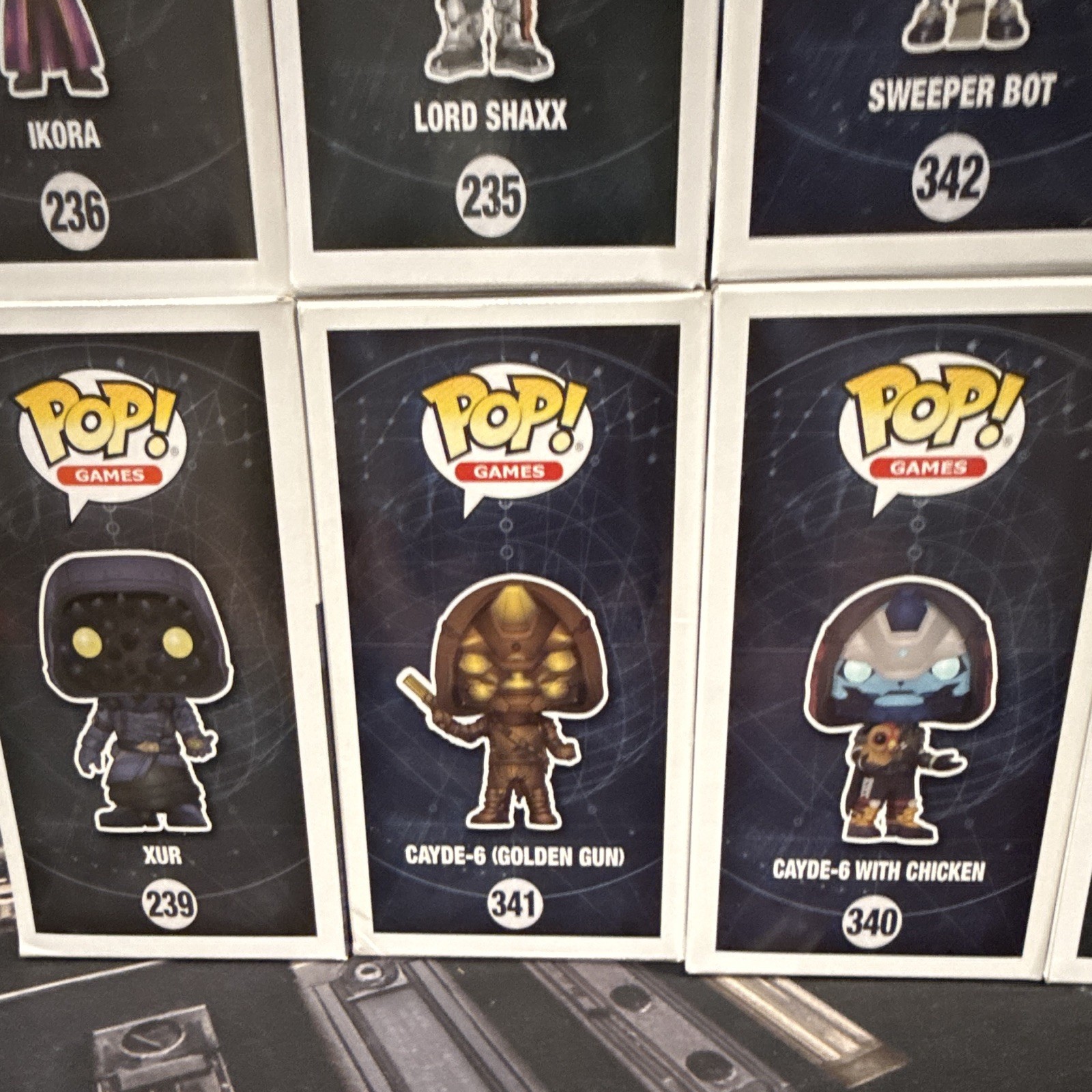 Funko Pop! Games Destiny Vinyl Figure Lot Zavala Atheon Osiris Glow GameStop