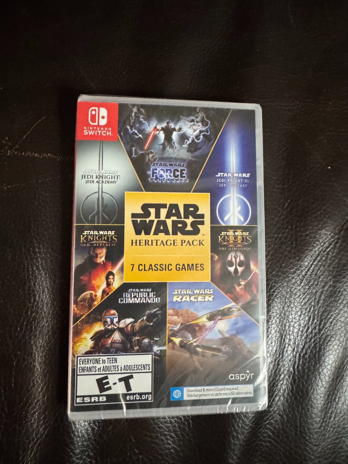 Star Wars Heritage Pack Nintendo Switch NEW Factory Sealed 7 Classic Games