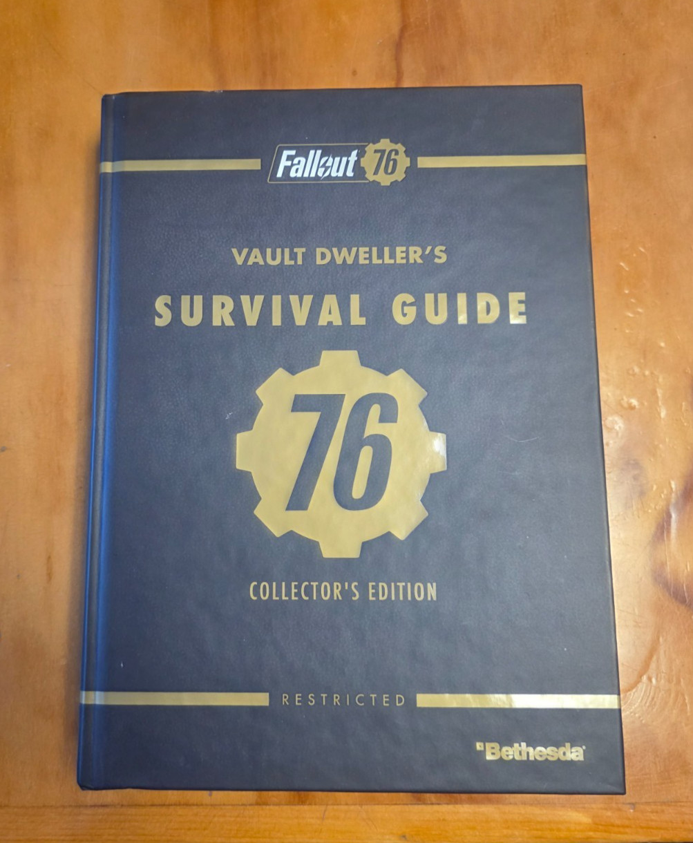 Vault Dwellers Survival Guide Fallout 76 Collector’s Edition, HARDCOVER