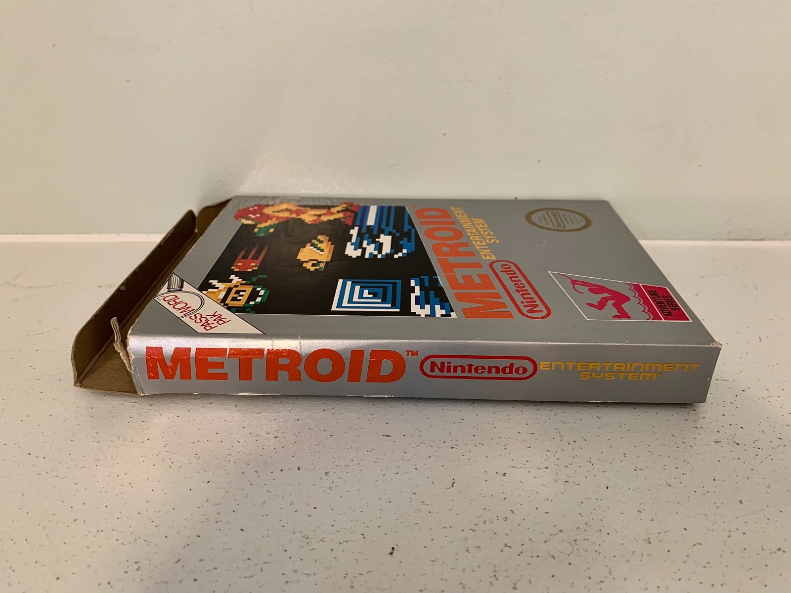 Nintendo NES Metroid 5 Screw Hangtab 1st Print CIB Complete In Box Original 1987