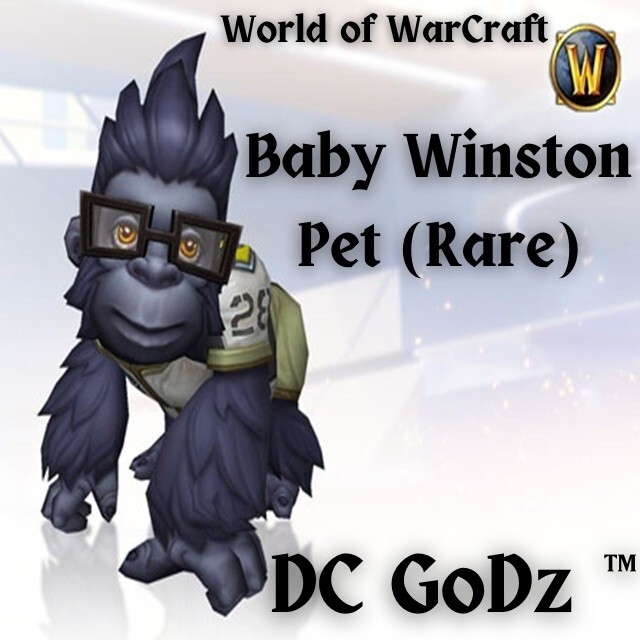 World of Warcraft – Baby Winston Pet – Exclusive – WoW ✨️