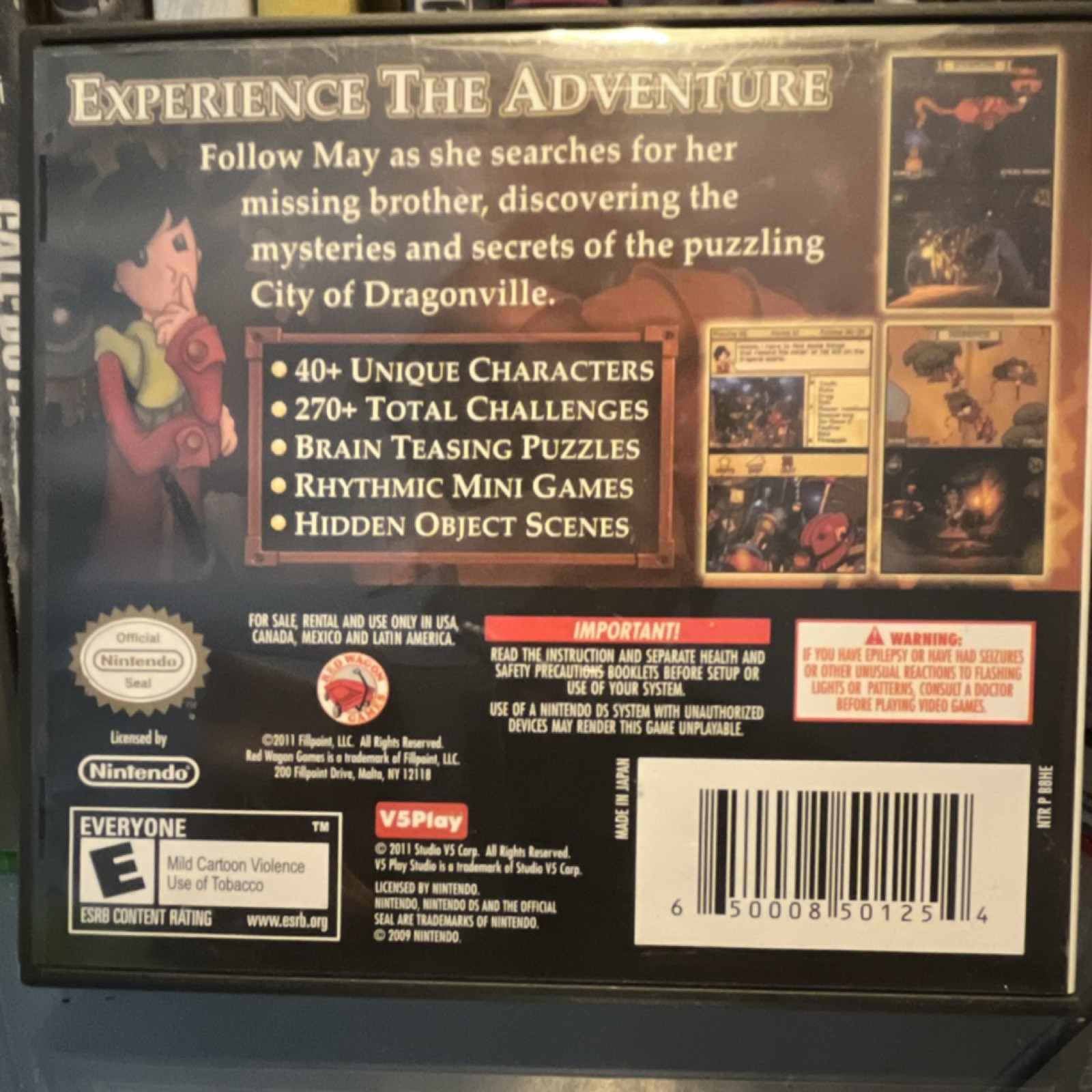 May’s Mystery: Forbidden Memories Nintendo DS 2011 Manual included (complete)