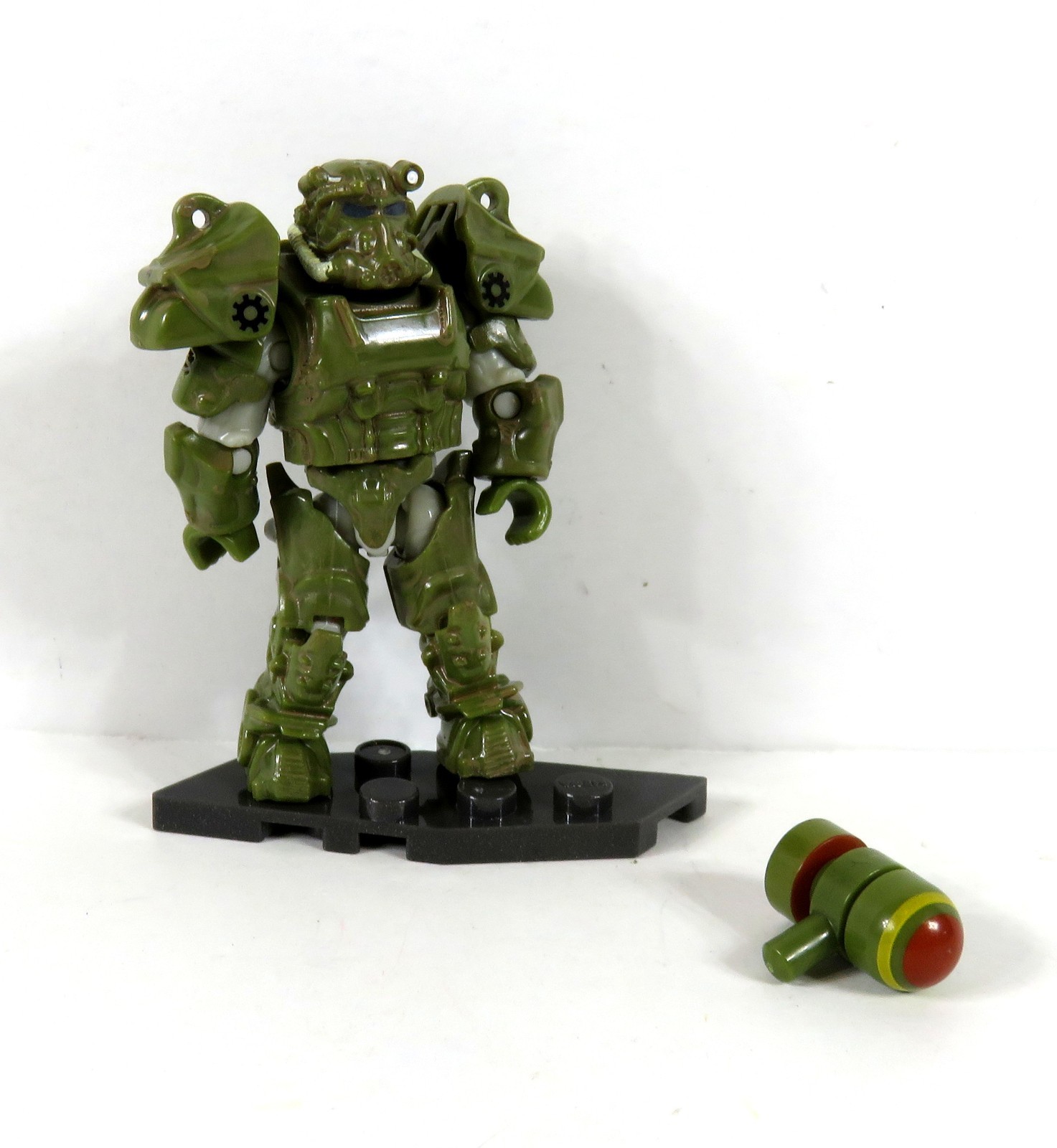 MEGA Construx Fallout T-60 Power Armor Military Green Figure Only