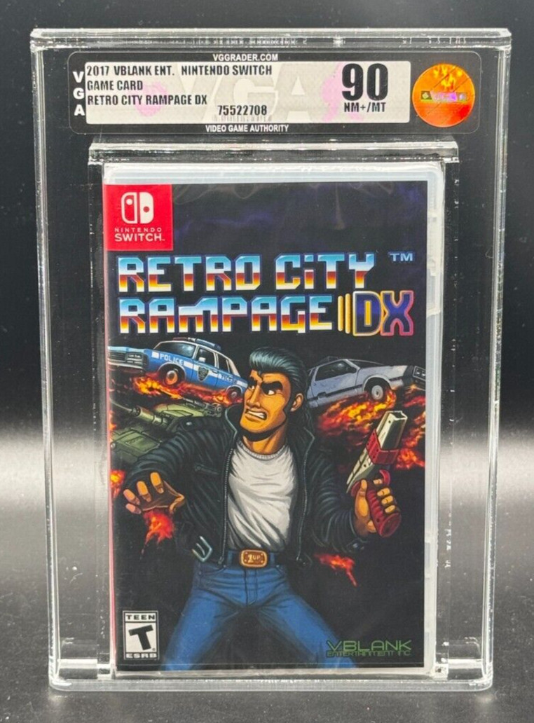 Retro City Rampage DX Nintendo Switch Factory Sealed New VGA 90 Graded