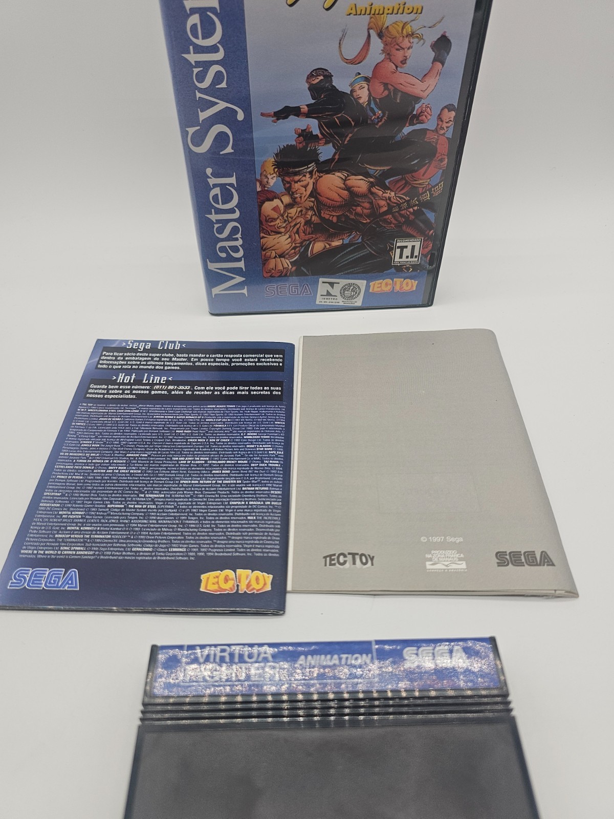 virtua fighter animation sega master system PAL CIB Brazil Exclusive RARE – NICE