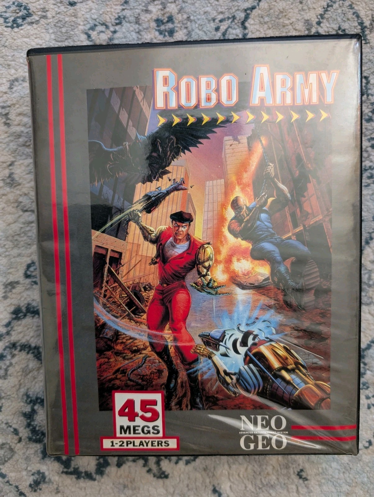 Robo Army Neo Geo AES – English Euro Complete – Non-Dog Tag