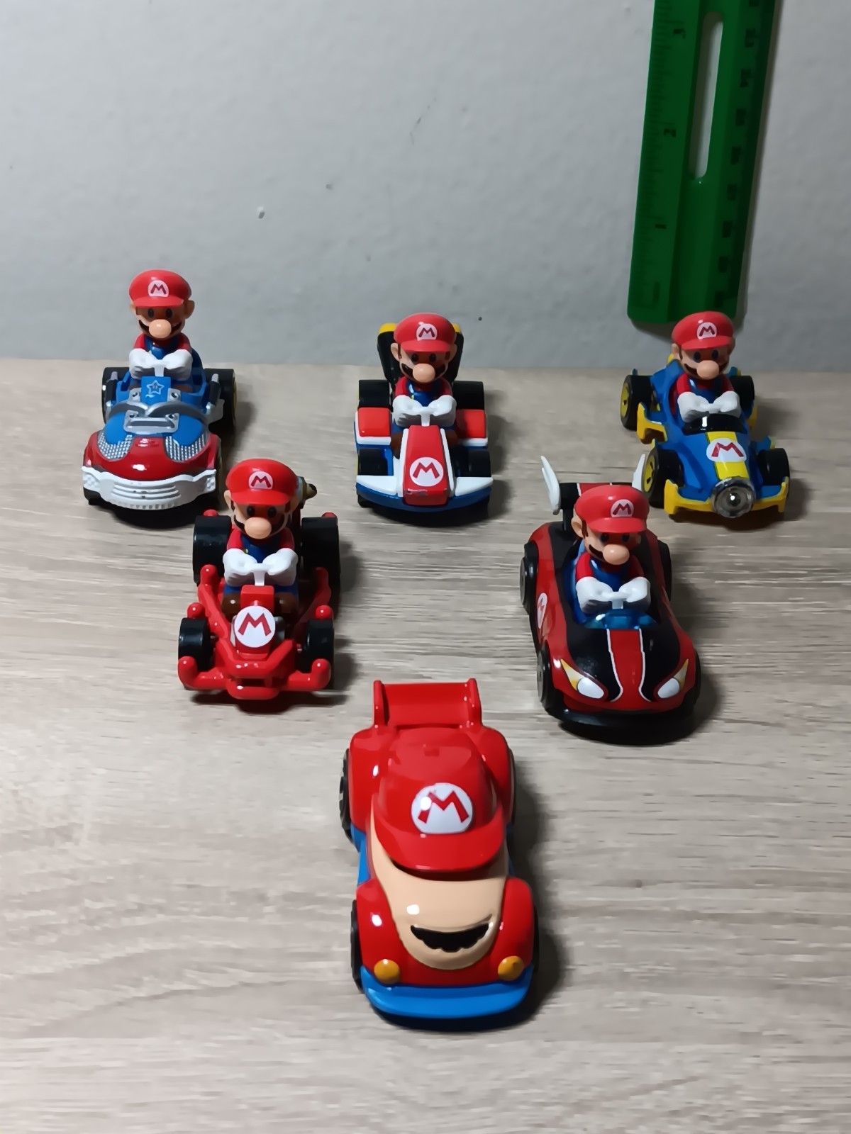 *FREE SHIP* 6-PK Super Mario Kart Hot Wheels Pipe Frame Wild Wing Mach-8 Sneaker