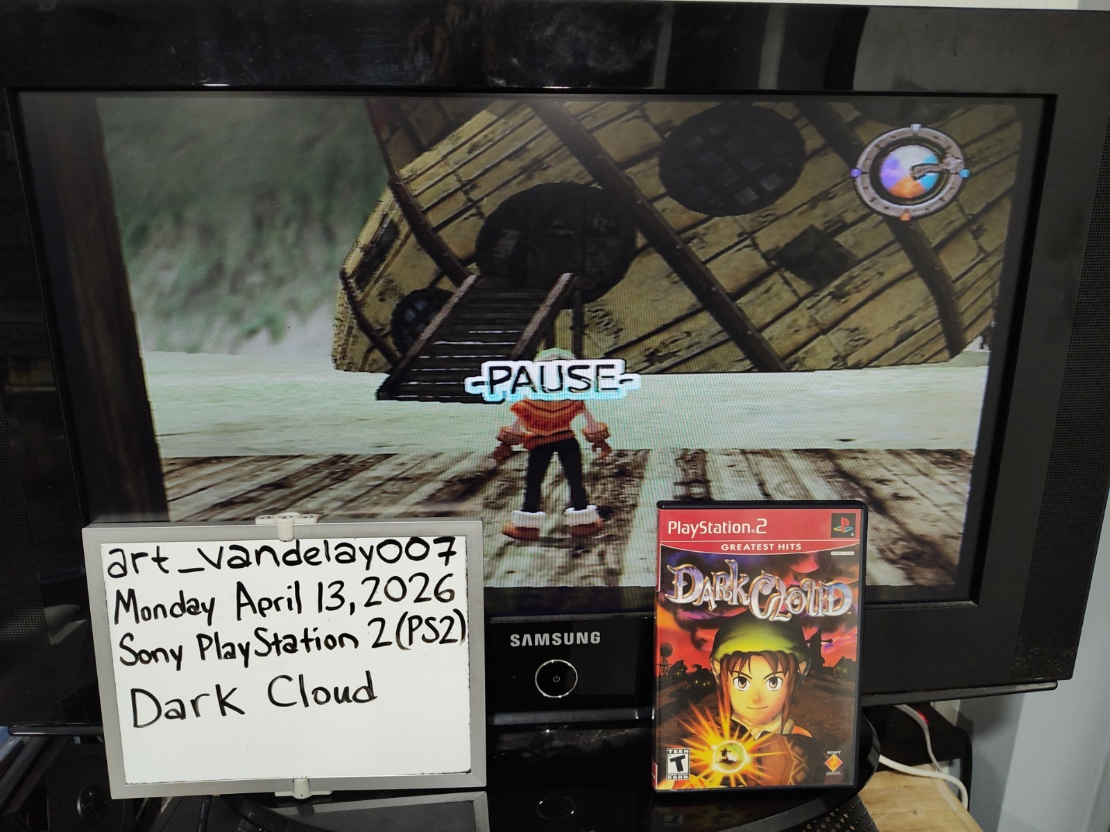 Dark Cloud (PlayStation 2 PS2, 2001) *CIB w/ Reg Card* Great Condition* Tested!