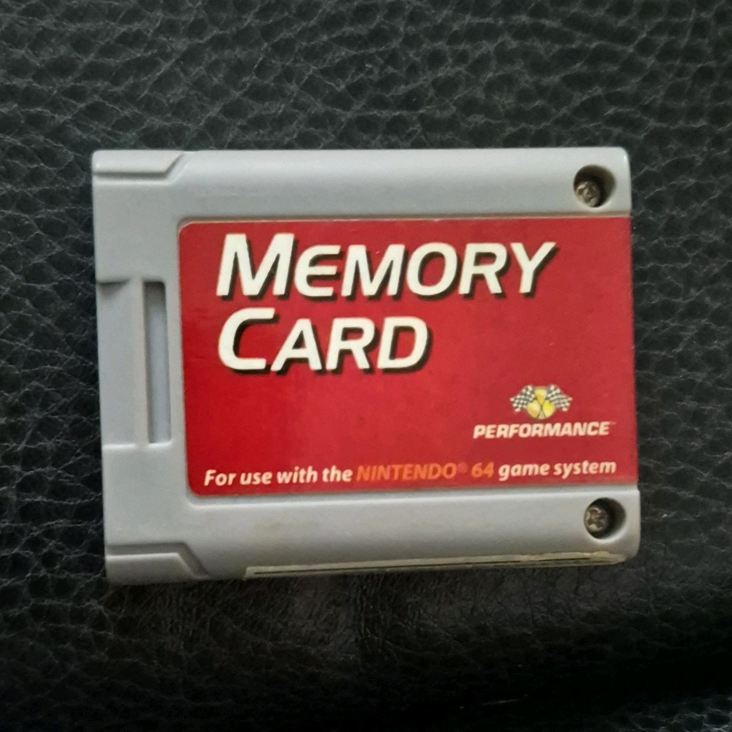 Performance P-302E Memory Card for Nintendo 64 Console, Gray/Red (1997)