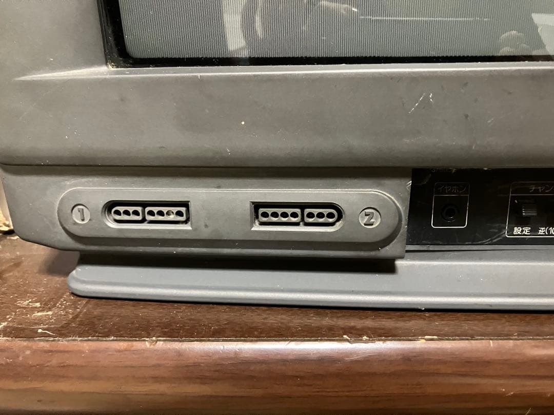 SHARP 21G-SF1 Super Famicom Built-In For Parts Junk Japan