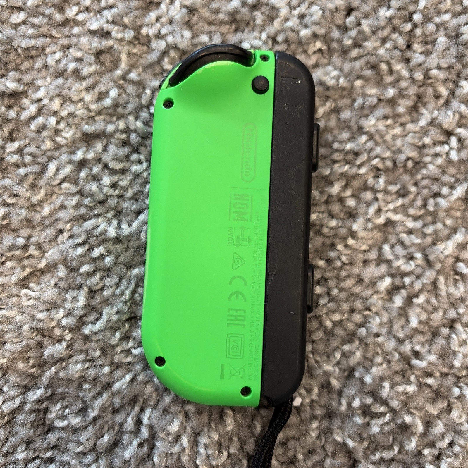 Nintendo Switch Neon Pink & Green Joy-Cons Joycons and Straps Official OEM
