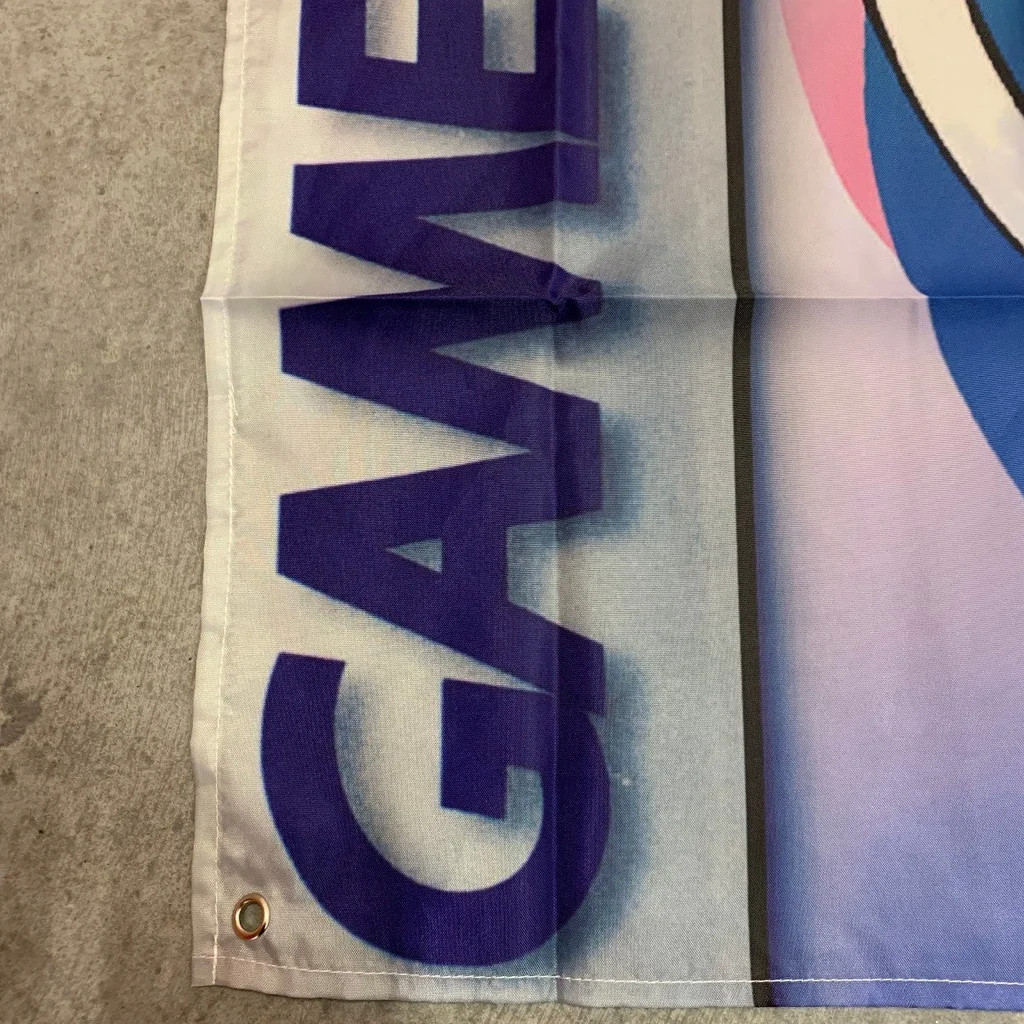 Pokemon Crystal Version Gameboy Advance Custom Wall Banner Tapestry 3 x 3 Ft