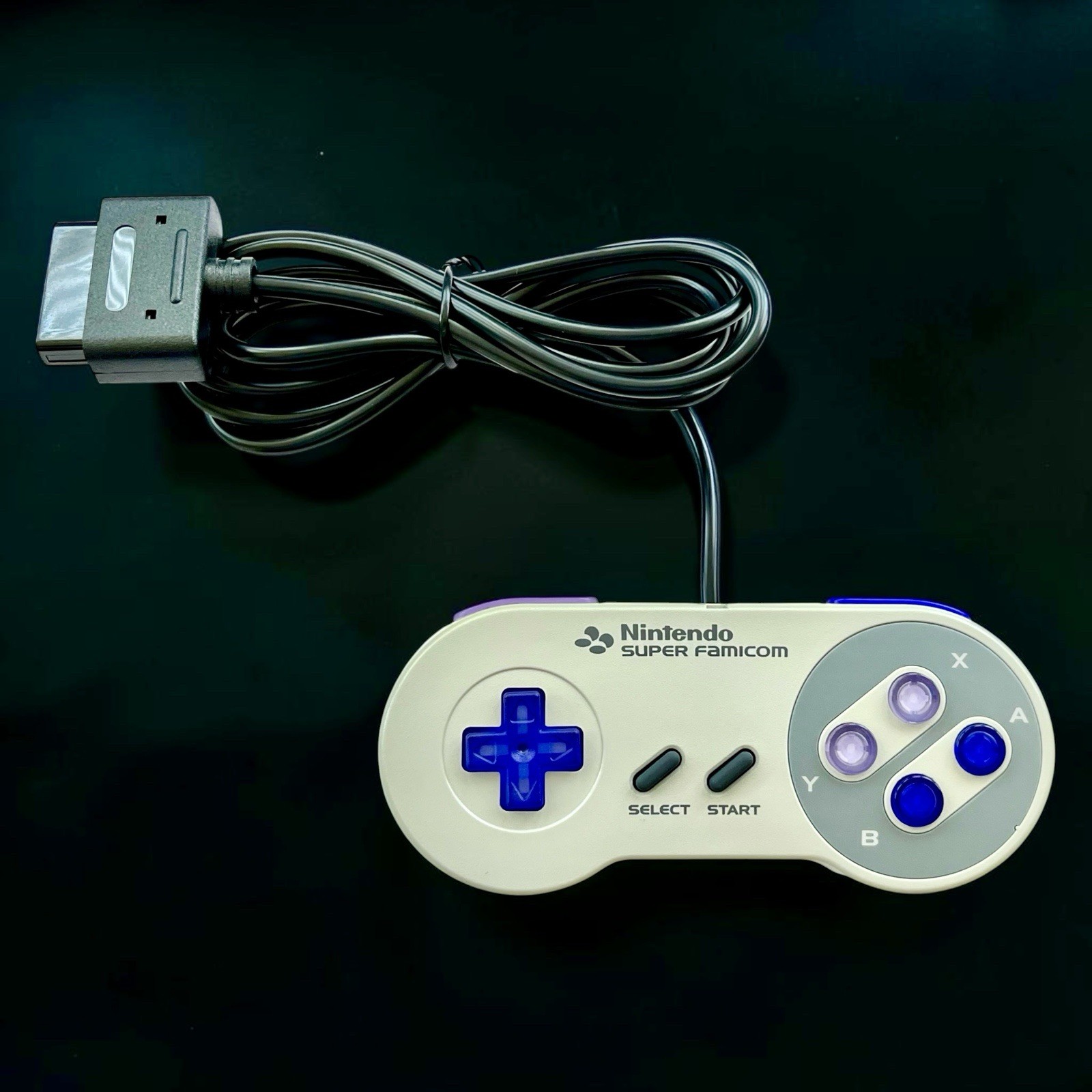 Custom OEM Super Nintendo Controller Clear Buttons NEW 6ft Cable Tested SNES SFC