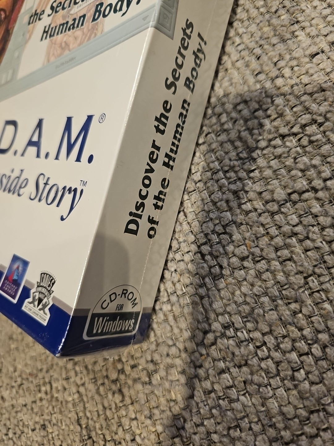 A.D.A.M.: The Inside Story (1995) Medical Instructional CD-ROM Sealed