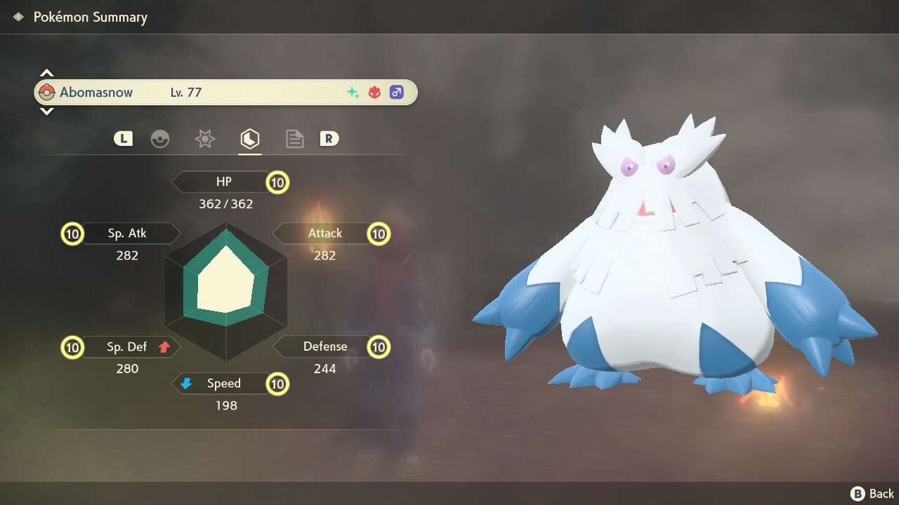 Pokemon Legends Arceus PLA – Shiny Max Effort Levels Alpha Abomasnow