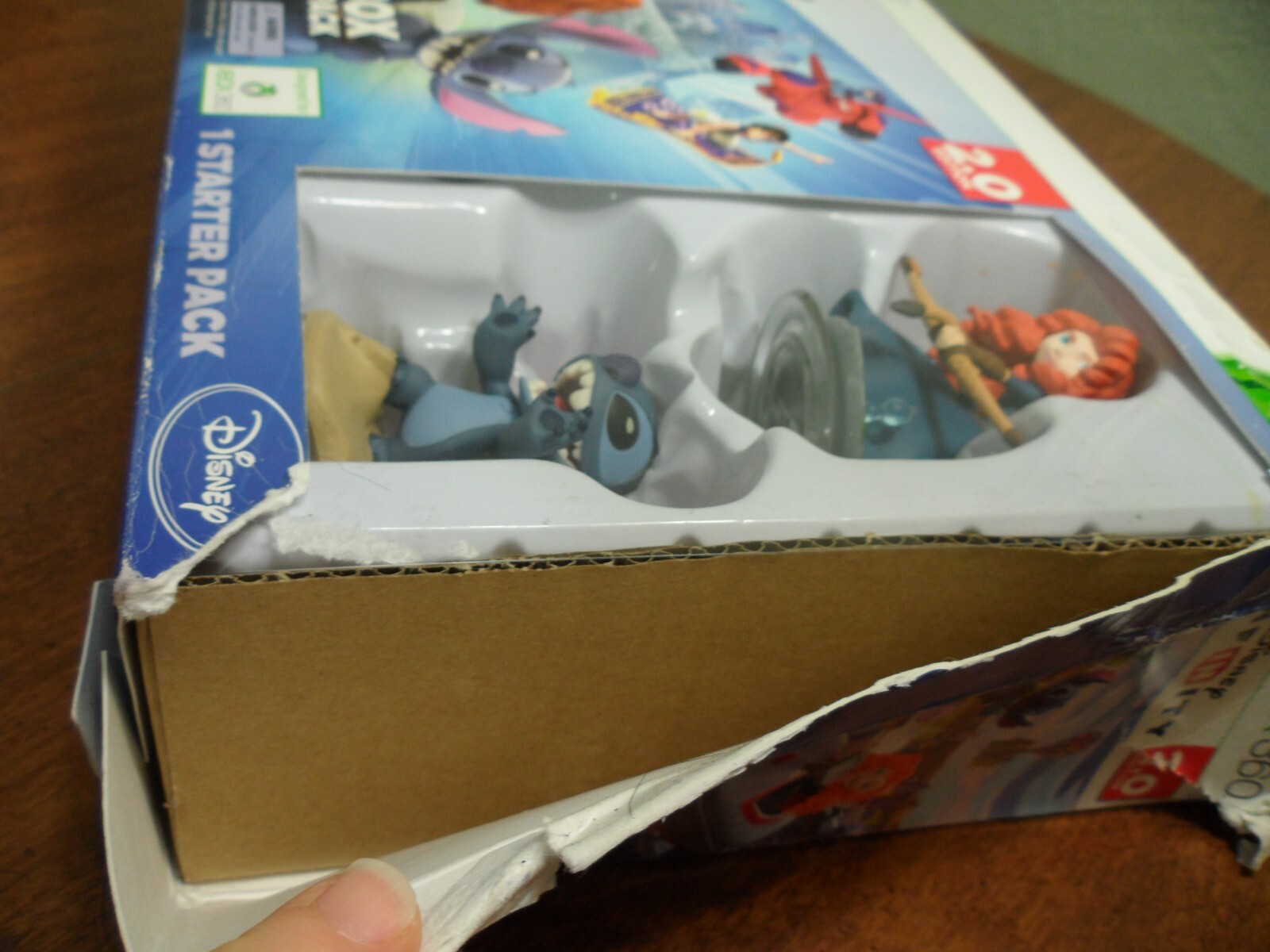 Xbox 360 Disney INFINITY Toy Box Starter Pack 2.0 Edition Stitch & Merida NIB