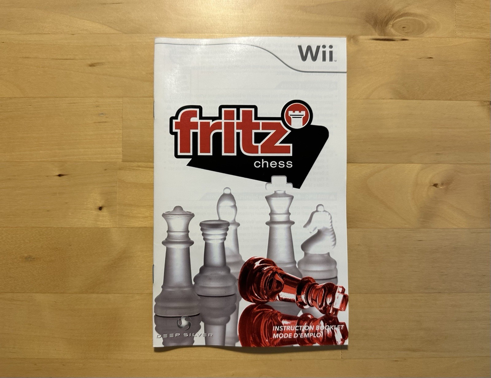 Fritz Chess – CIB – Rare Deep Silver Nintendo Wii Game – Very Good Condition