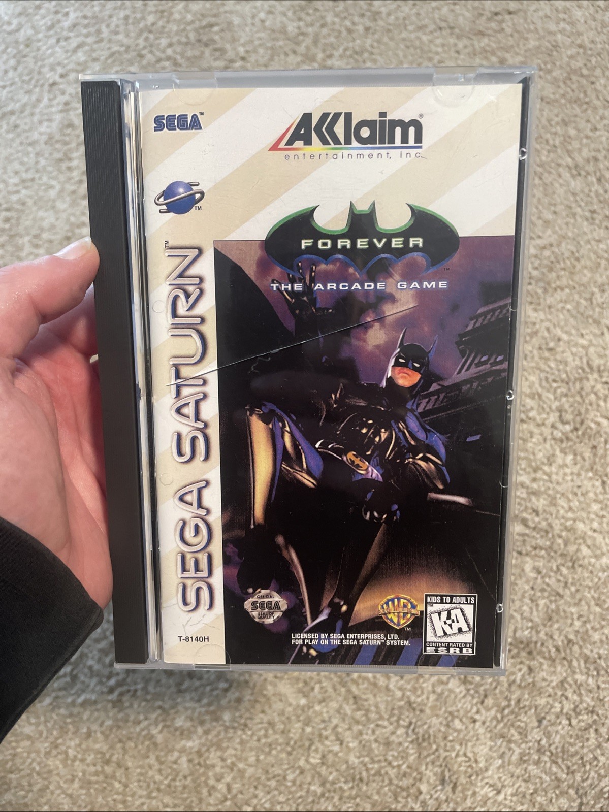 DEFECTIVE Batman Forever The Arcade Game Sega Saturn 1996 G3D