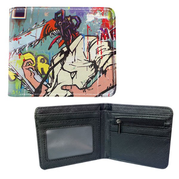 Chainsaw Man Bi-Fold Wallet – COLOR MANGA CHAINSAW MAN New (Anime 4×5″ Billfold)