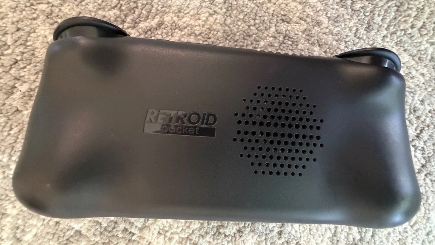 Retroid Pocket Mini V1 with V2 Screen/Shell Upgrade plus Case (Black)