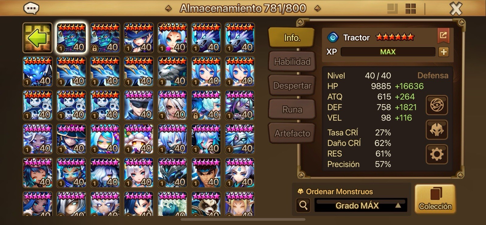 Summoners War ▪️5LD VIP SUPER SPEED ASIA SERVER ▪️Ongyouki Celia Zenisek Thebae