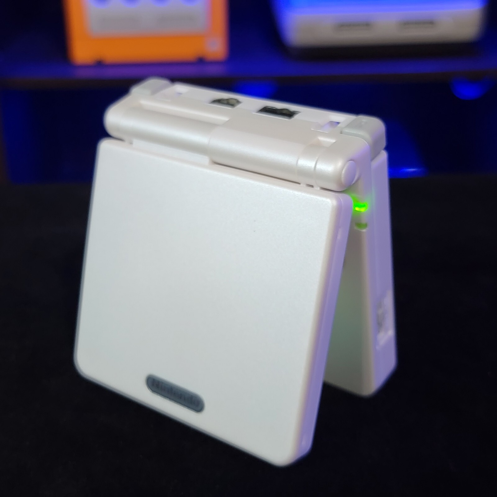 White Nintendo Game Boy Advance GBA SP IPS MOD Adjustable Brightness