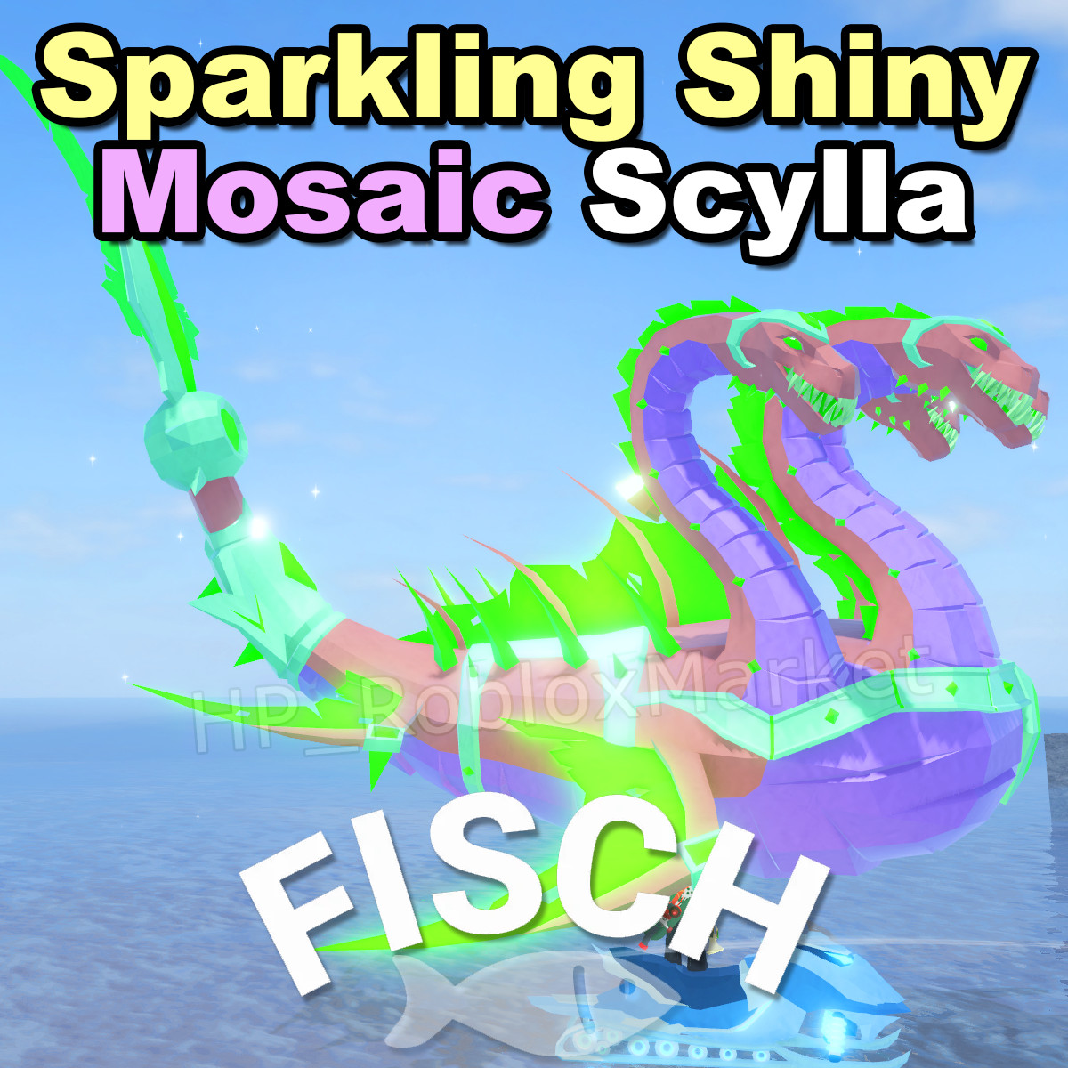 🐟 **Sparkling Shiny MOSAIC Scylla** | FAST DELIVERY⚡- Fisch