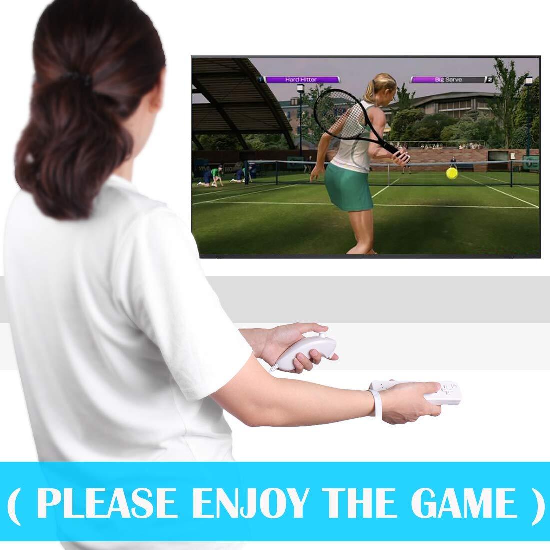 Built in Motion Plus Wii Remote & Nunchuck Controller Sets For Wii Wi U Console