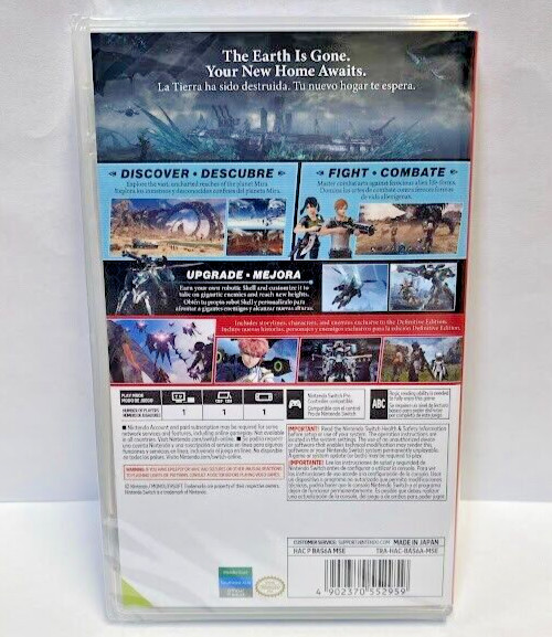Xenoblade Chronicles: Definitive Edition + 2 + 3 + X – Nintendo Switch Sealed