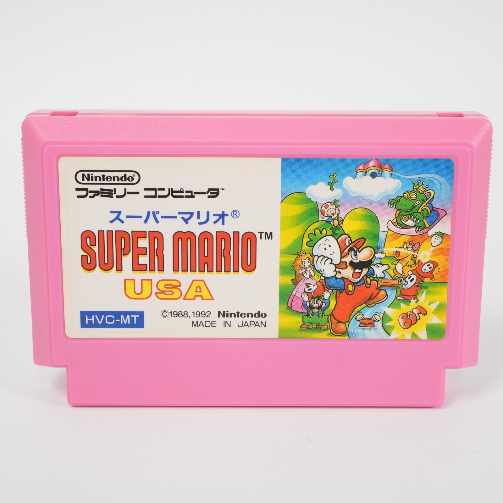 Nintendo Famicom SUPER MARIO USA FC NES Cassette HVC-MT from JAPAN
