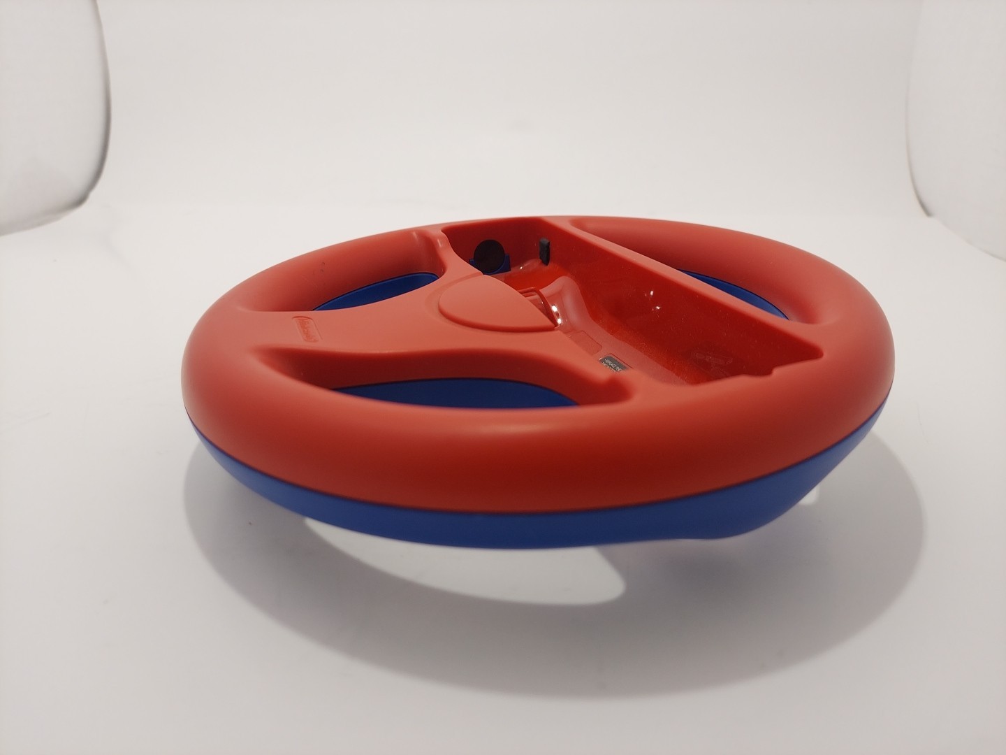 OEM Nintendo Wii Steering Wheel Mario Kart Red Blue Remote Racing Wheel RVL-024