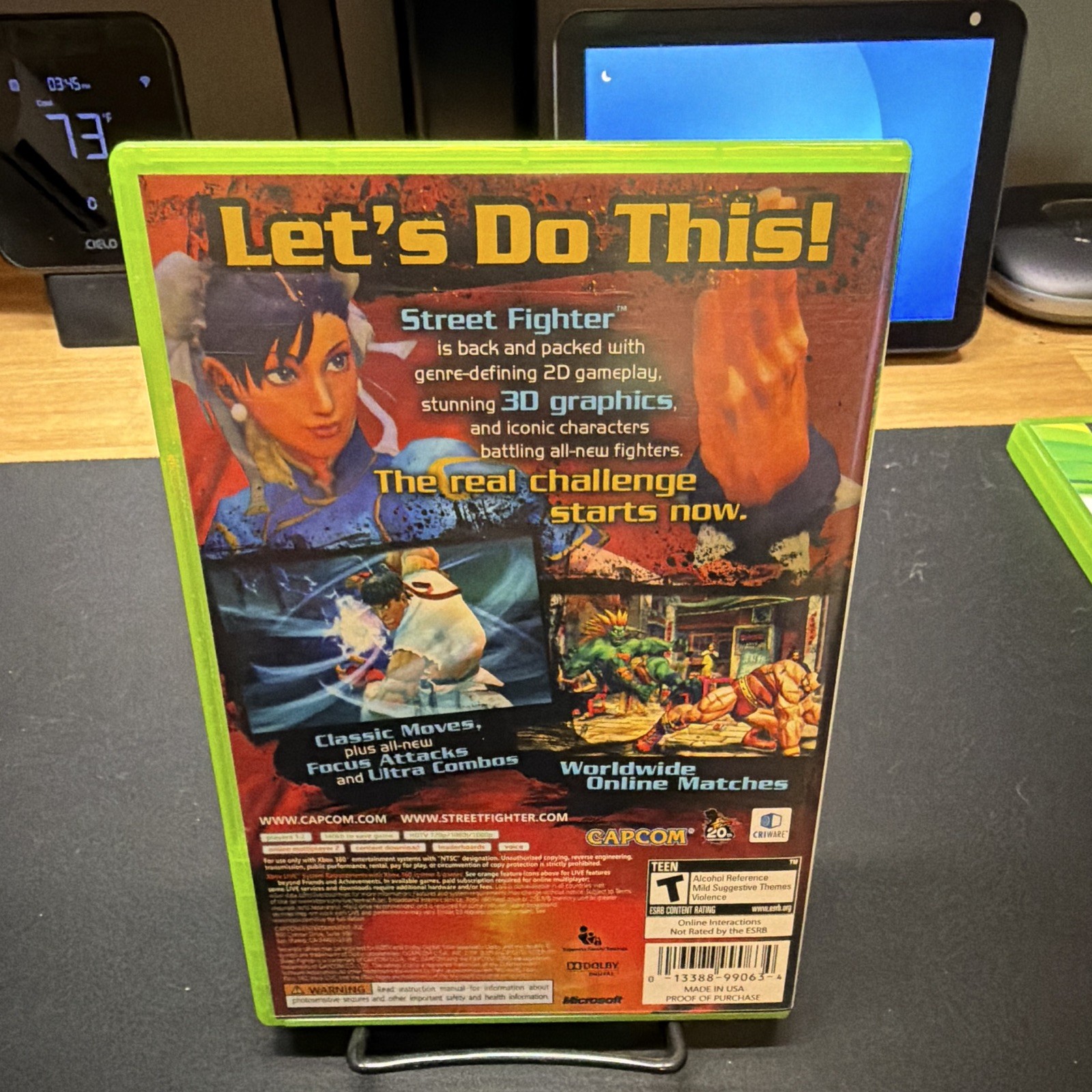 Capcom Street Fighter IV (Street Fighter Series) Xbox 360 T Fighting Online Case