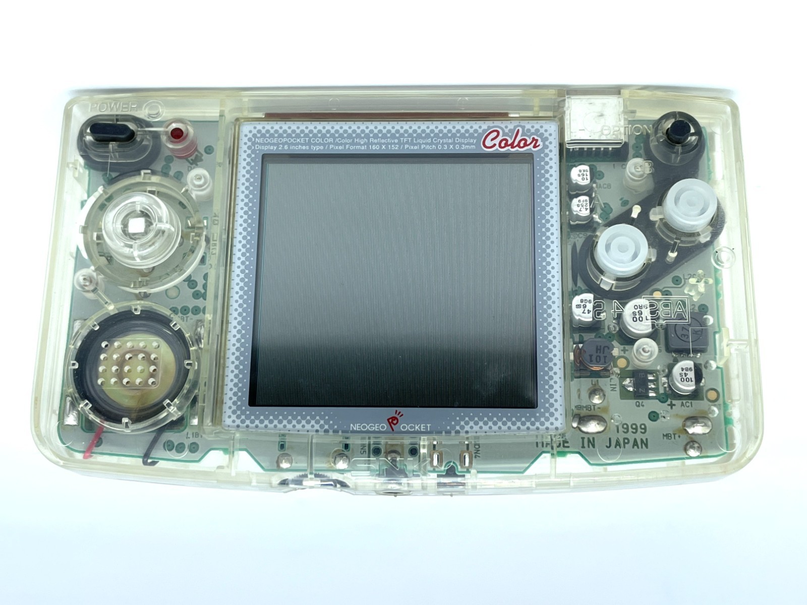 Neo Geo Pocket Color Console Clear Skeleton SNK from JAPAN