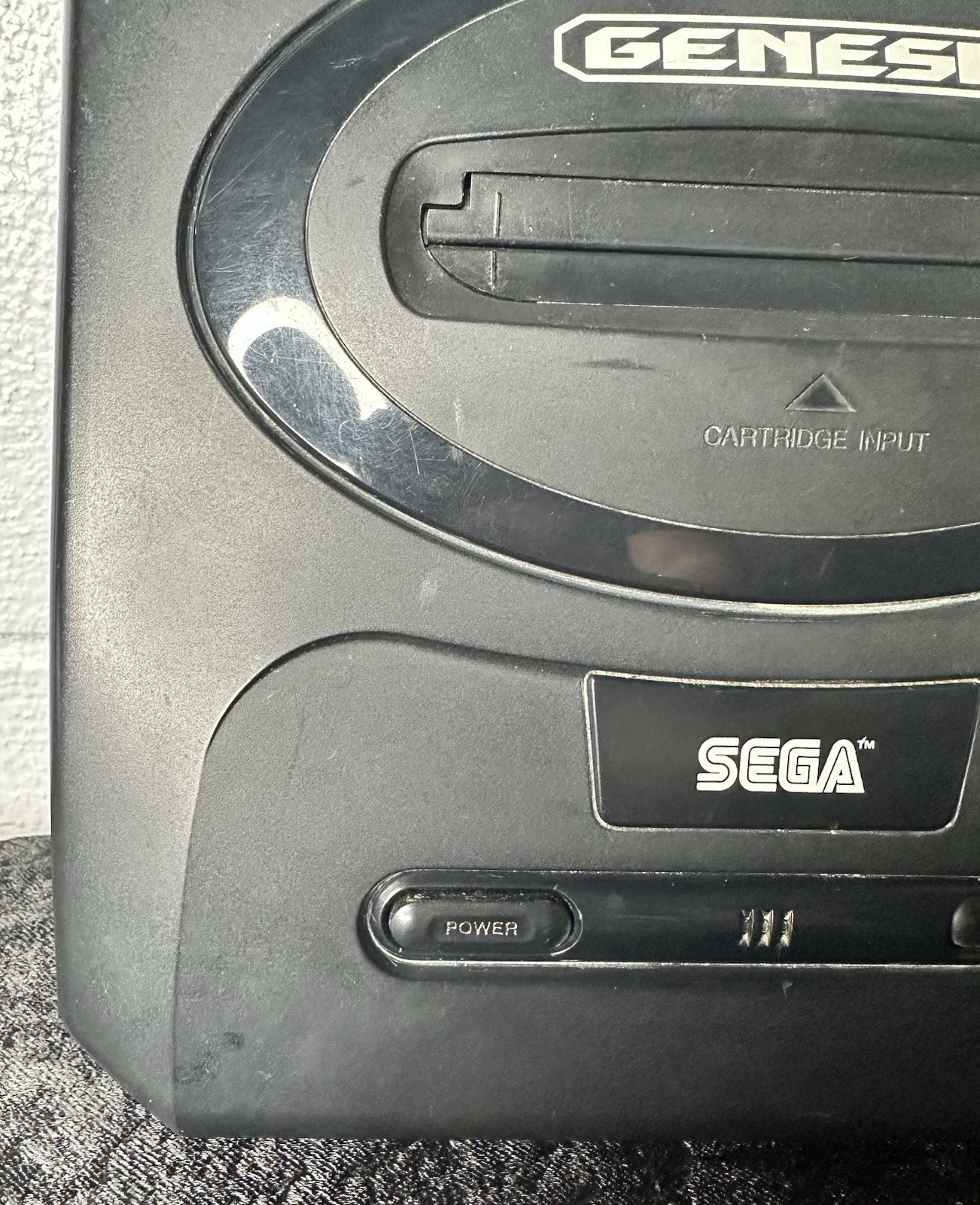 Sega Genesis Model 2 MK-1631 Console & 1 Controller,-Tested Working-NO CABLES