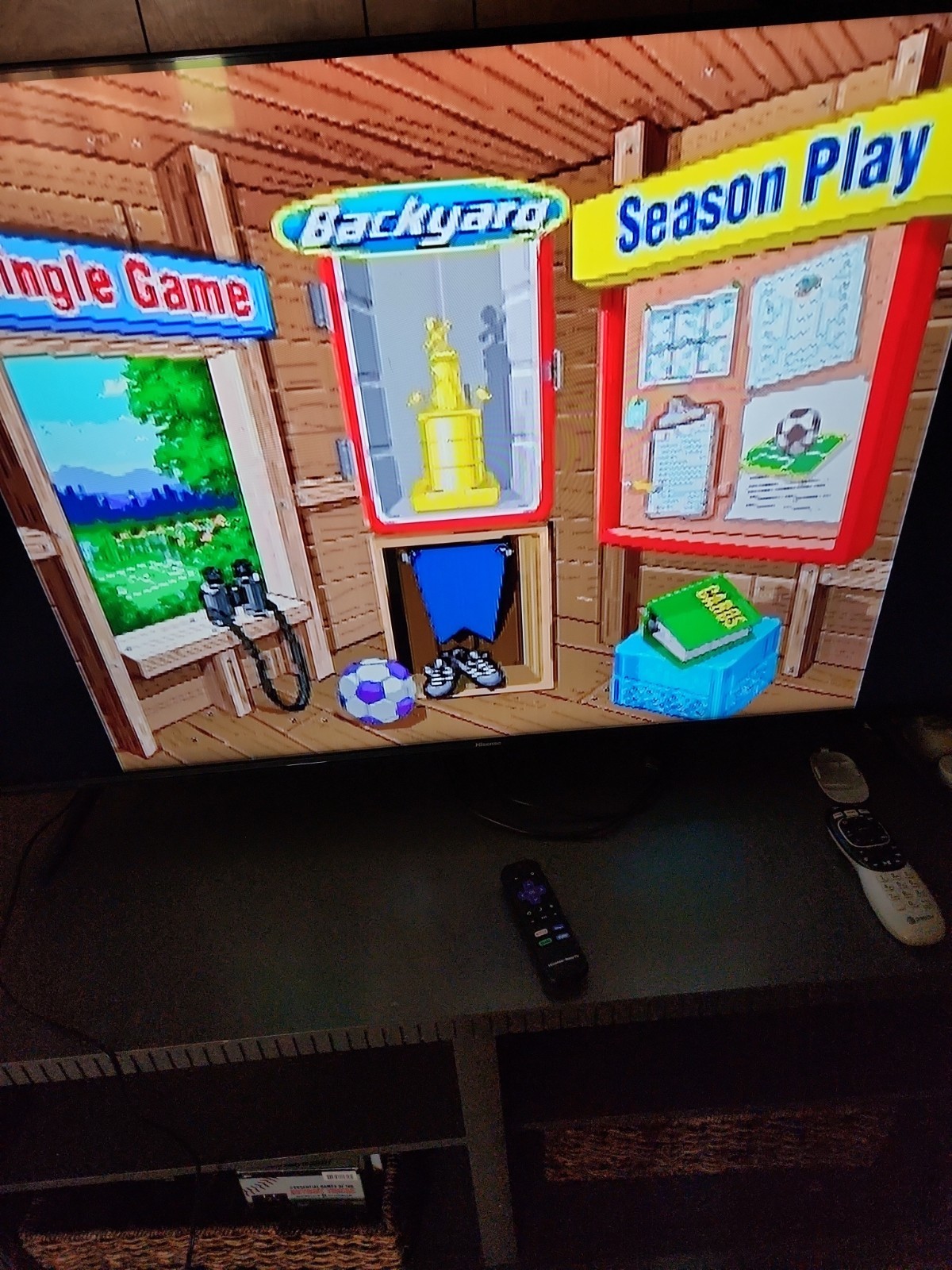 Hasbro Backyard Baseball And Soccer Plug In Game For TV