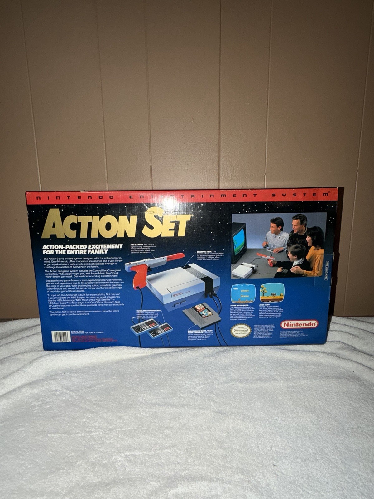 NES Nintendo Entertainment System Action Set – Complete In Box – Tested/Working
