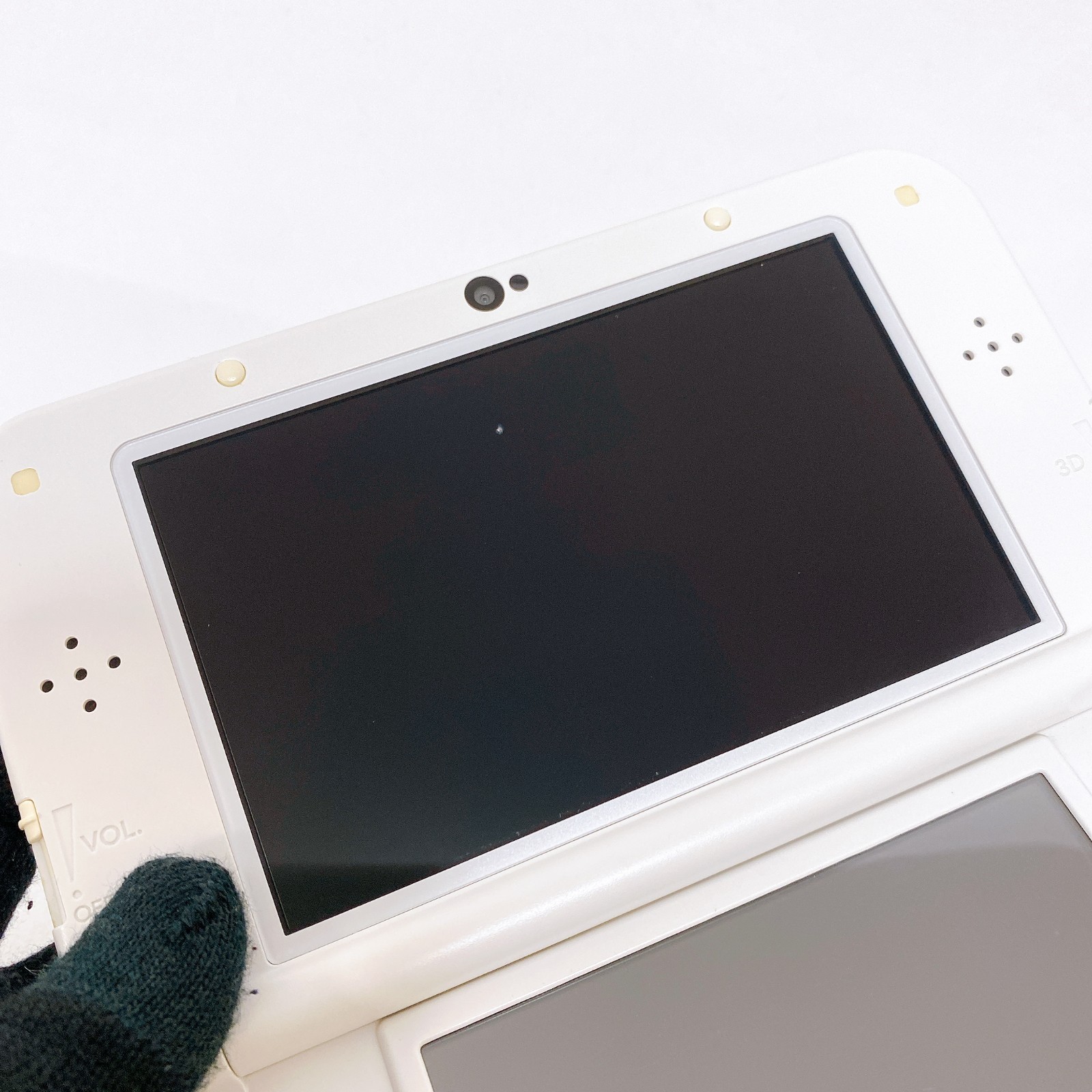 New Nintendo 3DS XL LL Pearl White Console Stylus Japan Tested Working Rank S