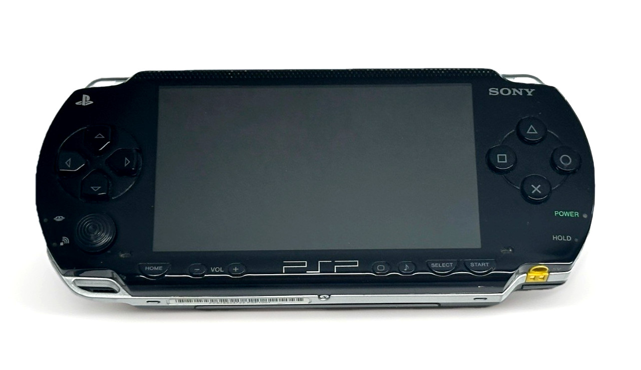 Sony PSP-1001 Console Bundle Black Tested w/ 6 Games & 3 Movies VG Tested