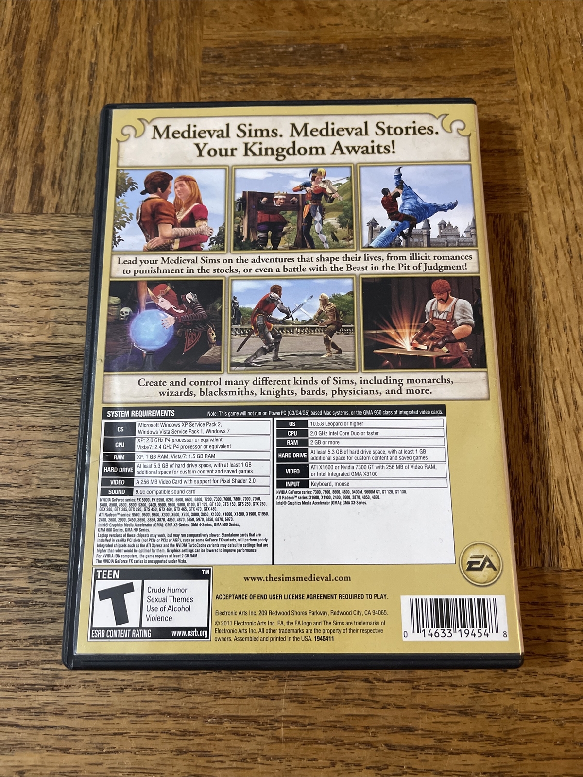 Sims Medieval PC CD Rom