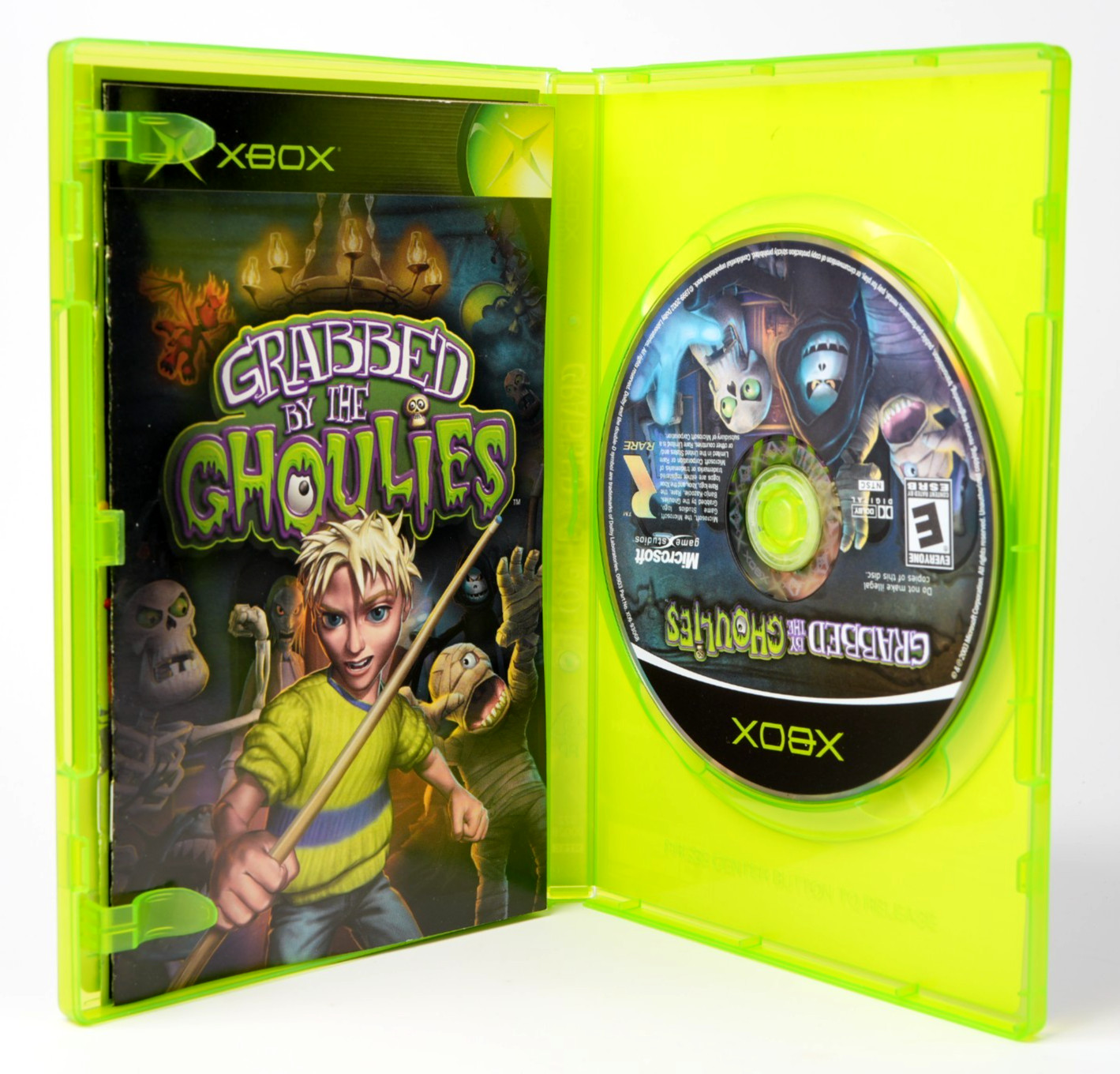 Vtg 2003 XBOX Grabbed By The Ghoulies Game – CIB
