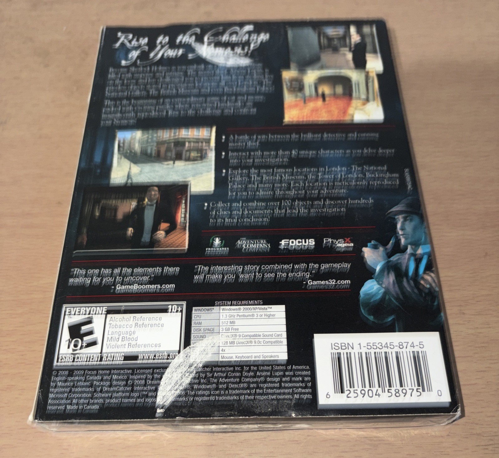 Sherlock Holmes: Nemesis PC, 2008 Sealed New