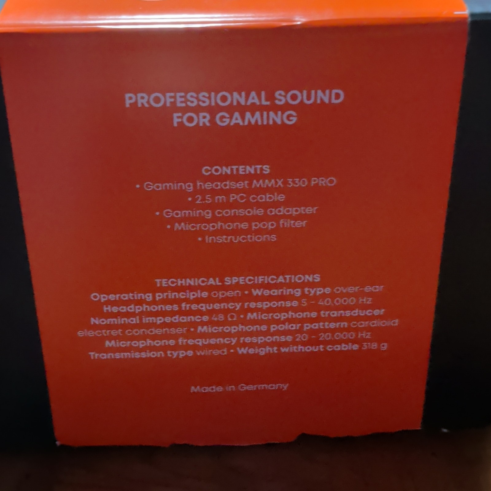 beyerdynamic MMX 330 PRO Open Back Wired 3.5mm Over-Ear Boom Mic Headset 2.5m