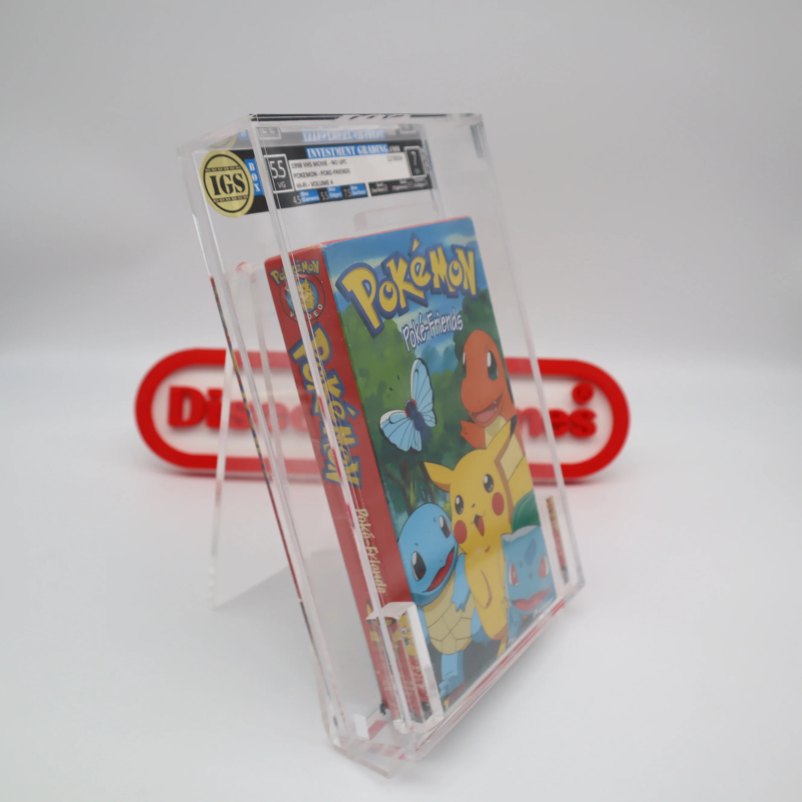 VHS POKEMON: POKE-FRIENDS – IGS GRADED 5.5 BOX & 7.0 SEAL! NEW & Factory Sealed!
